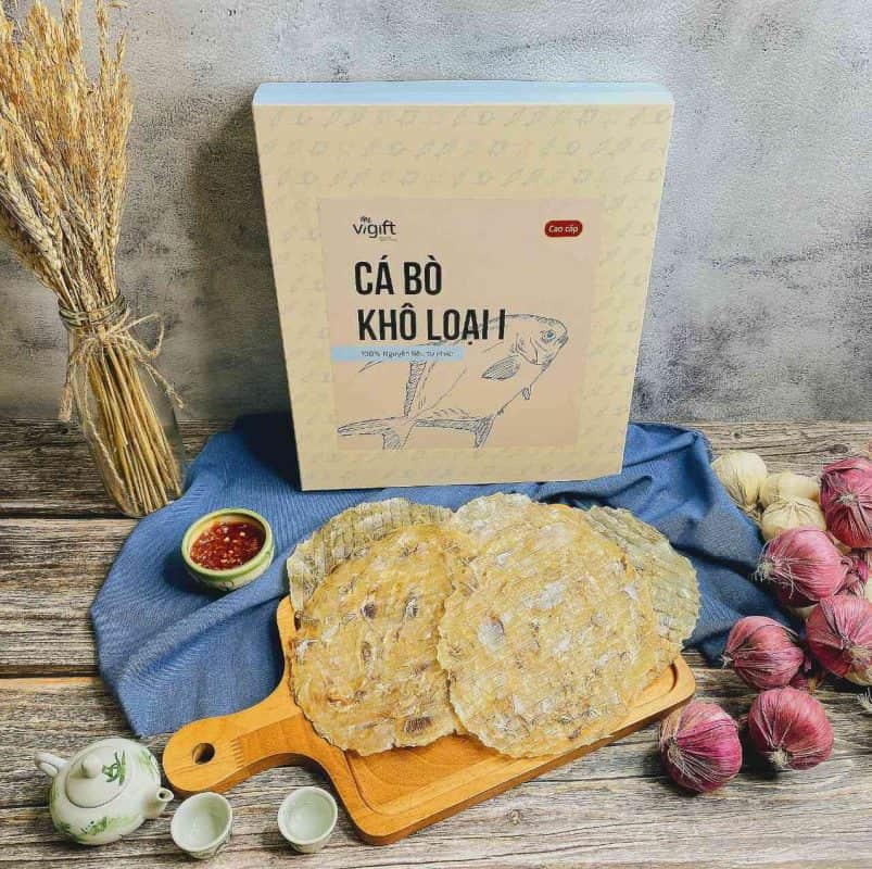 cá bò khô nướng vigift