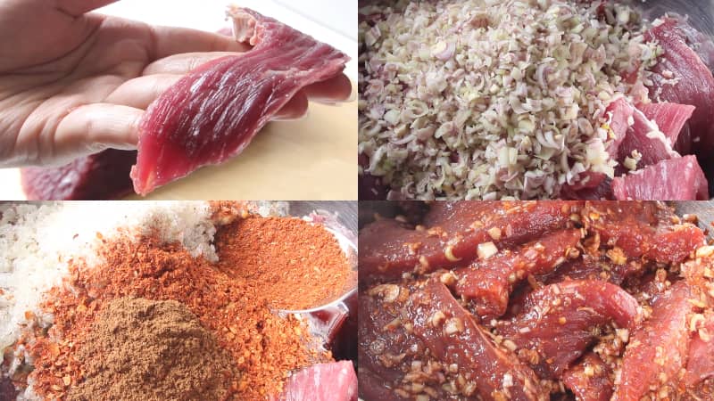 cách làm bò khô miếng
