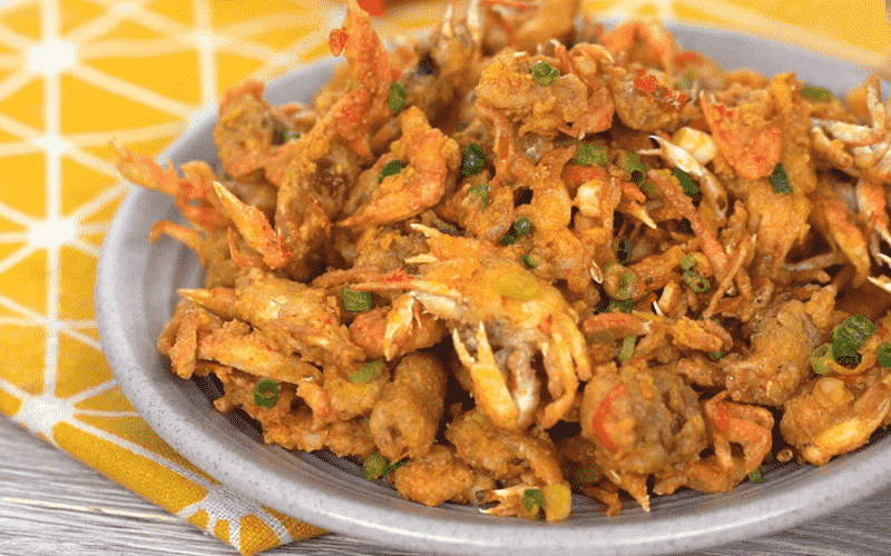 cách làm ghẹ sữa rang muối