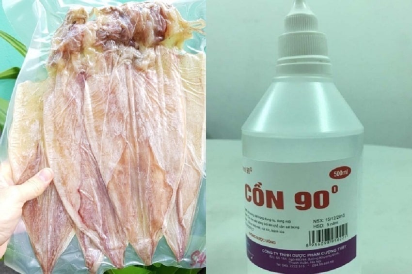 Cách nướng mực bằng cồn Những lưu ý khi nướng mực bằng cồn