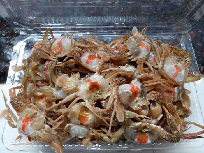 cách làm ghẹ sữa rang muối