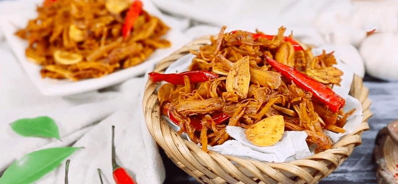 Cách làm khô gà bằng chảo