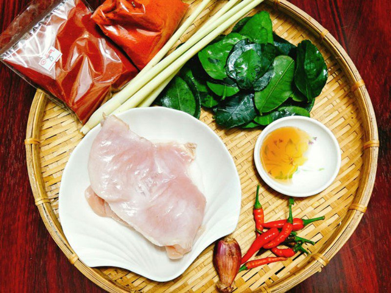 khô gà Đà Nẵng Nguyện liệu làm khô gà Đà Nẵng