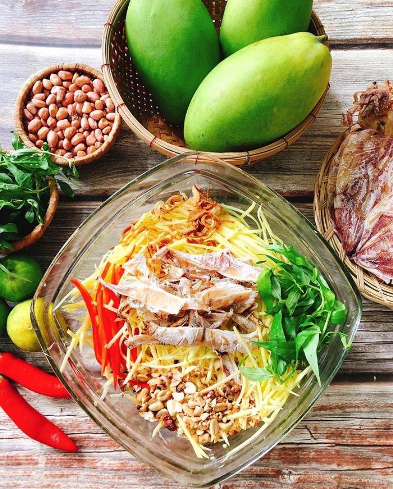 Món ngon với mực khô