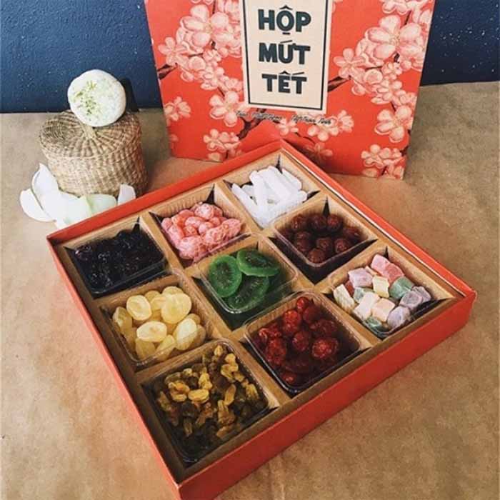 giỏ quà mứt tết Mua Giỏ Quà Mứt Tết