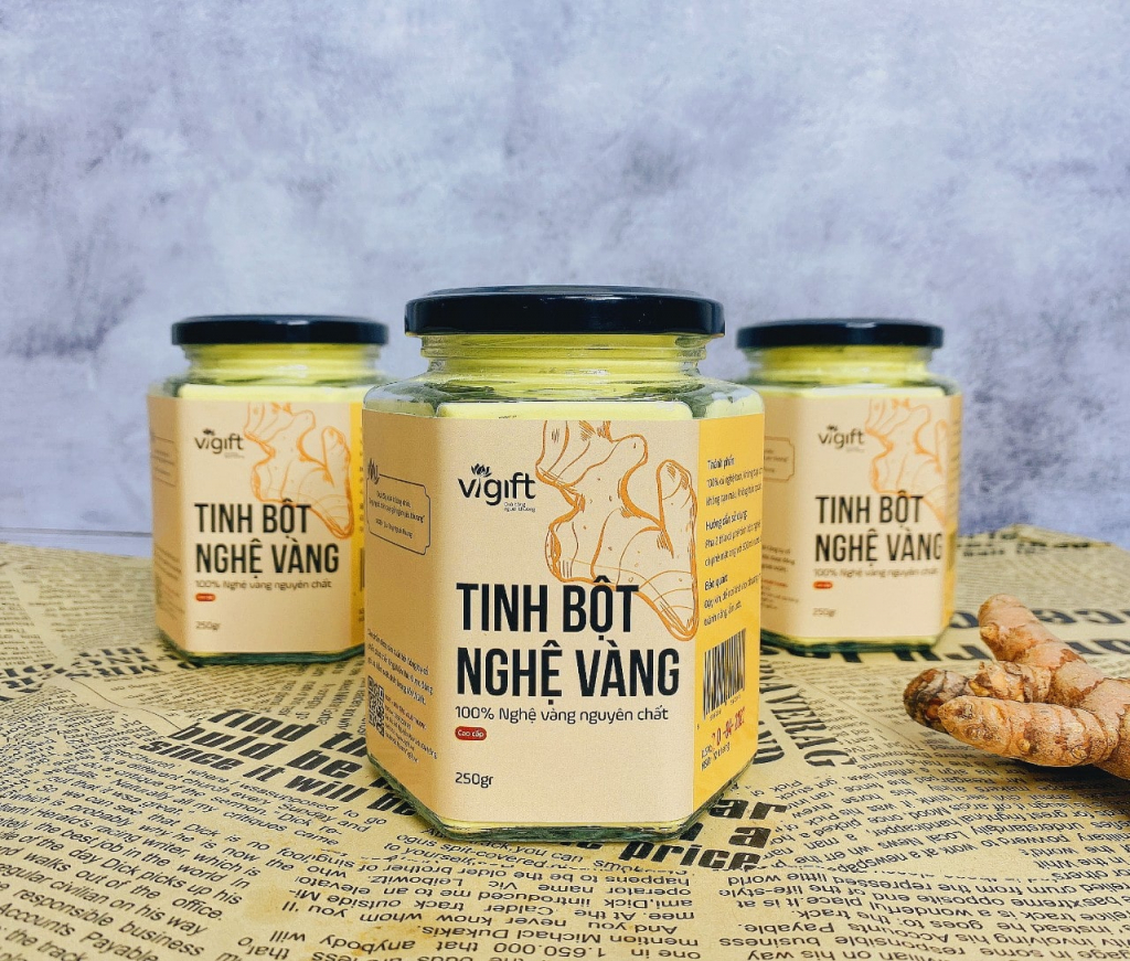tinh bột nghệ có tác dụng