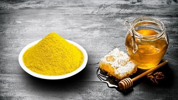 Uống Tinh Bột Nghệ Với Mật Ong bột nghệ