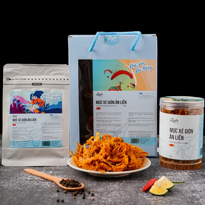 Mực Xé Giòn Ăn Liền - Vigift - Ảnh 2