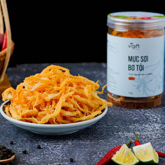 Mực Sợi Bơ Tỏi - Vigift