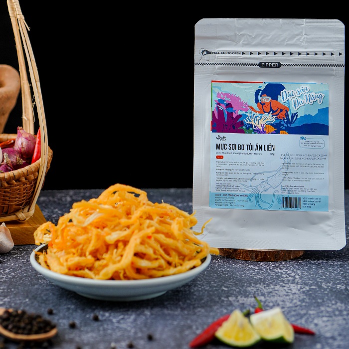 Mực Sợi Bơ Tỏi - Vigift - Ảnh 3