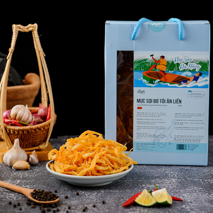 Mực Sợi Bơ Tỏi - Vigift - Ảnh 5