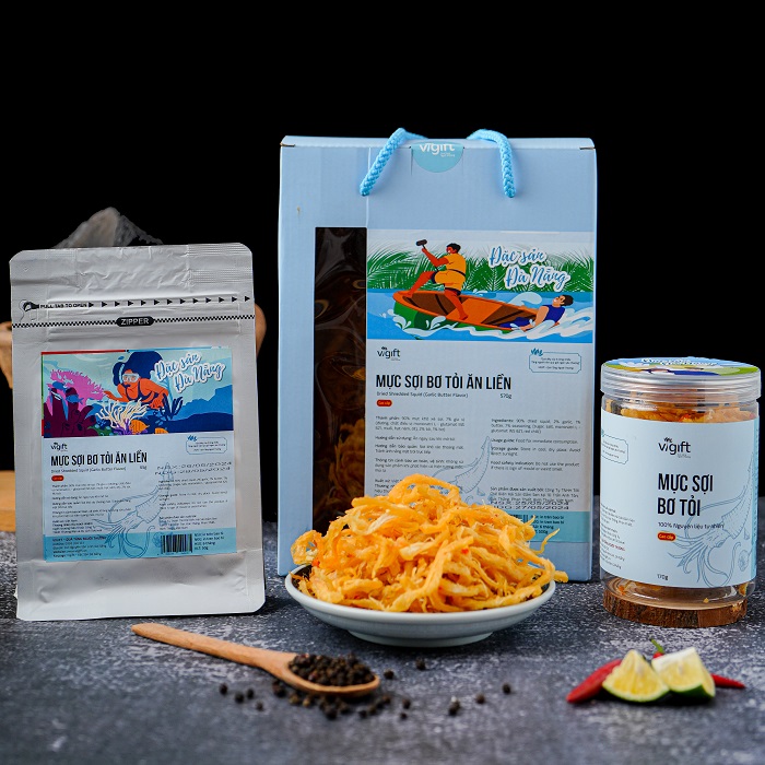 Mực Sợi Bơ Tỏi - Vigift - Ảnh 2