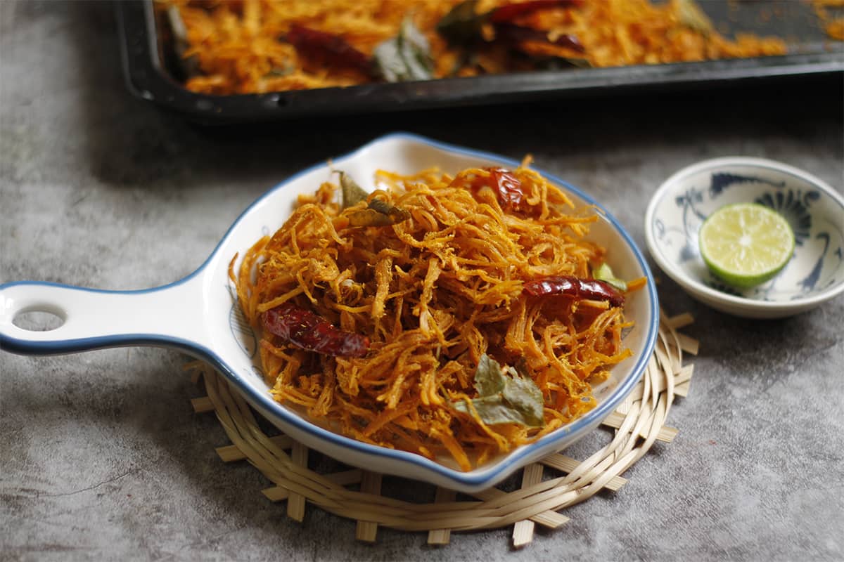 cách làm khô gà không cần lò nướng khô bò