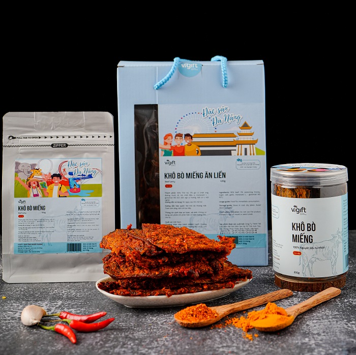 Bò Khô Nguyên Miếng - Vigift - Ảnh 2