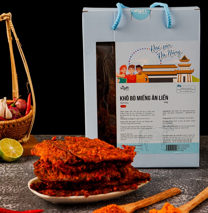 Bò Khô Nguyên Miếng - Vigift - Ảnh 5