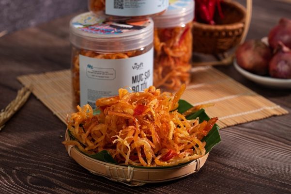 Mực sợi bơ tỏi