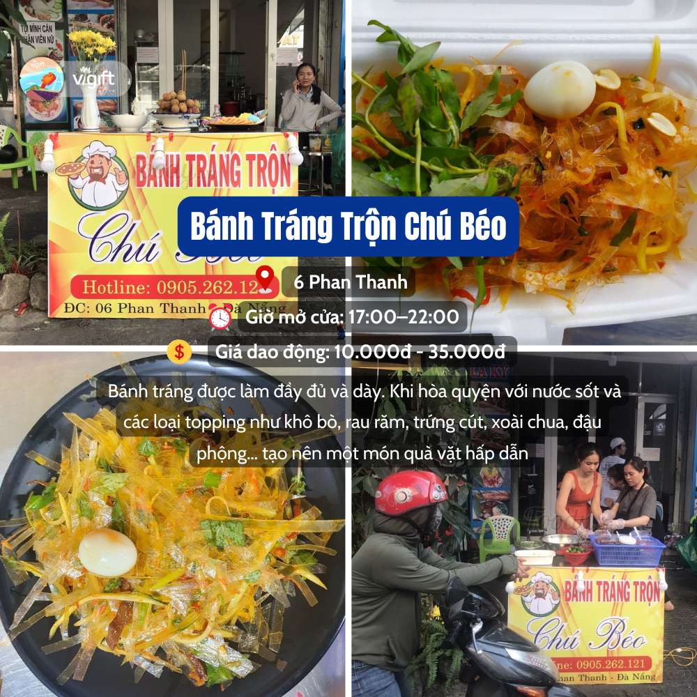 Bánh Tráng Trộn Chú Béo- Quán Bánh Tráng Trộn Đà Nẵng Bánh Tráng Trộn Chú Béo- Quán Bánh Tráng Trộn Đà Nẵng