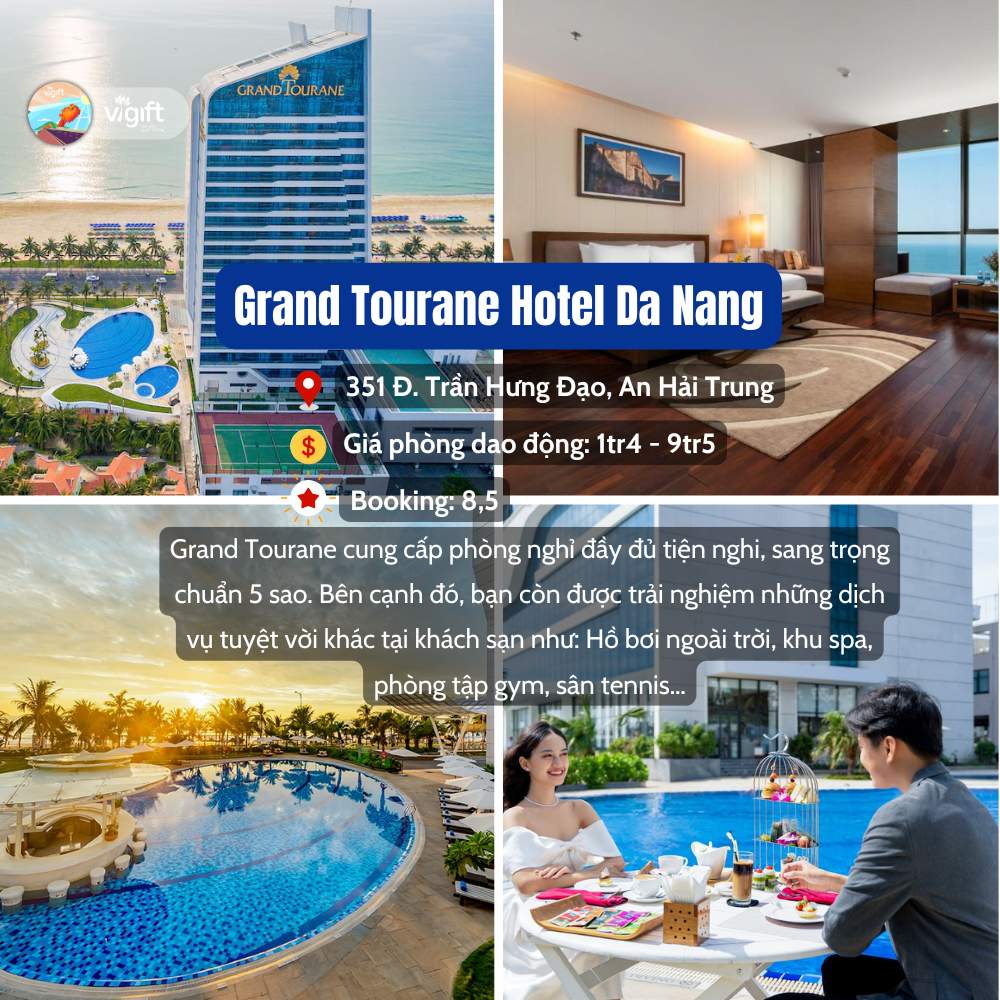 Khách sạn 5 sao Đà Nẵng - Grand Tourane Hotel Da Nang