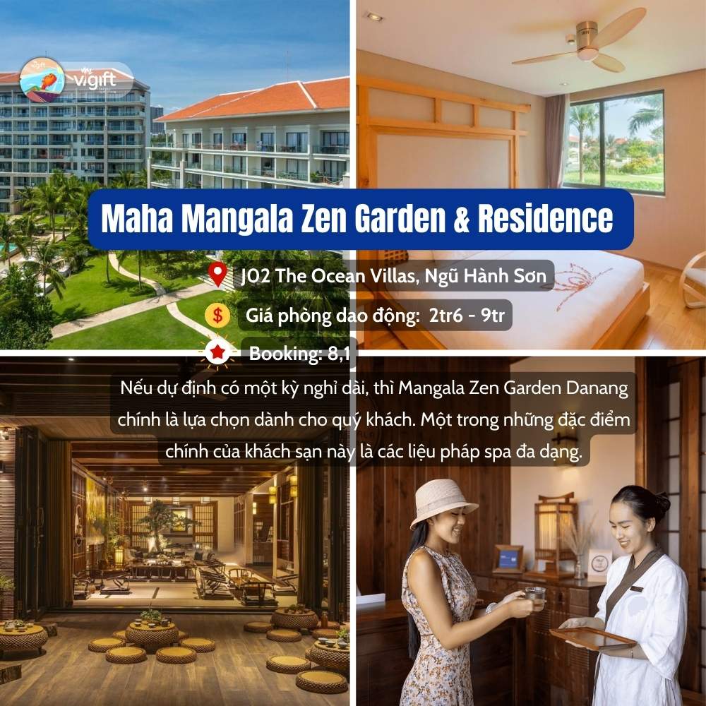 Khách sạn 5 sao Đà Nẵng - Maha Mangala Zen Garden & Residence