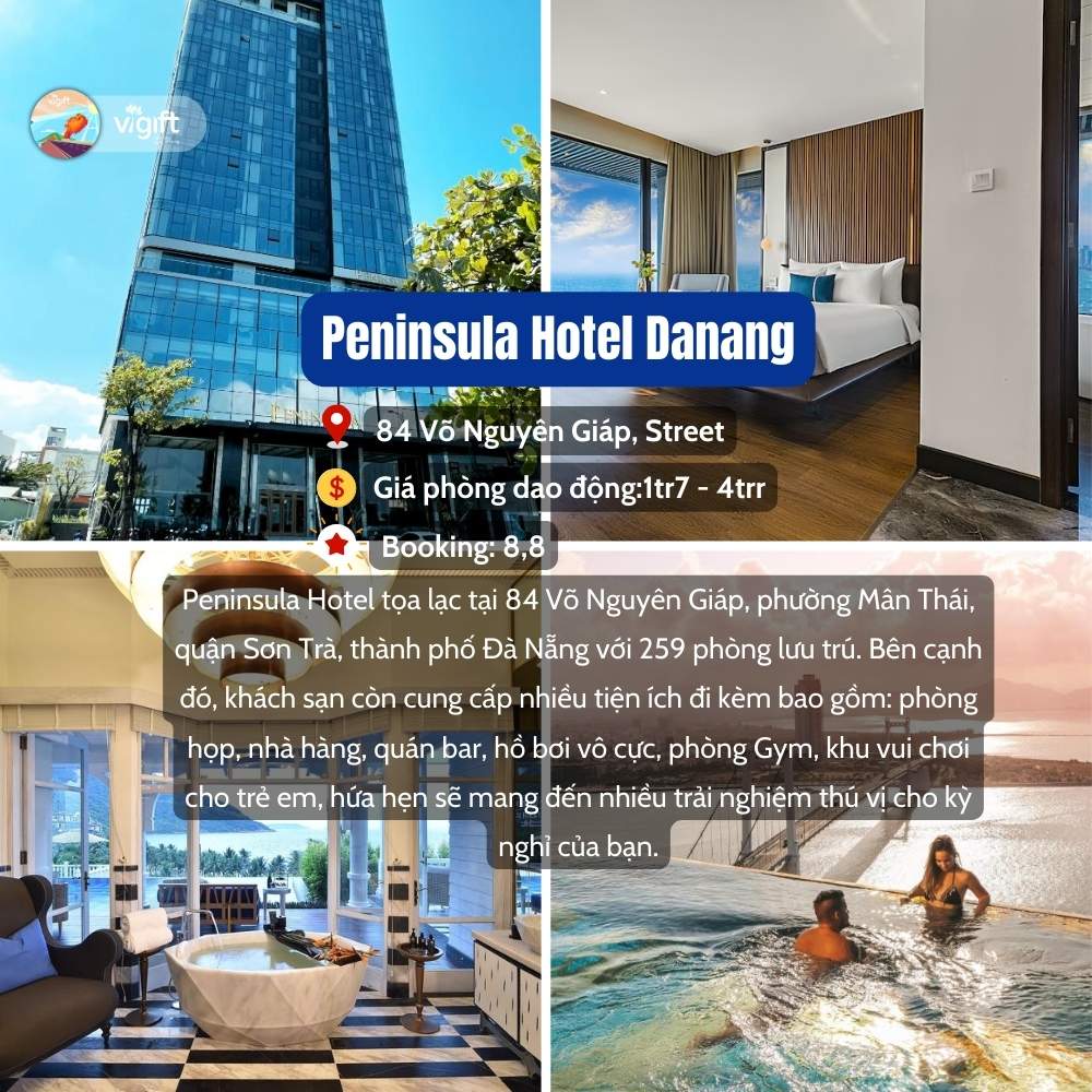 Khách sạn 5 sao Đà Nẵng - Peninsula Hotel Danang