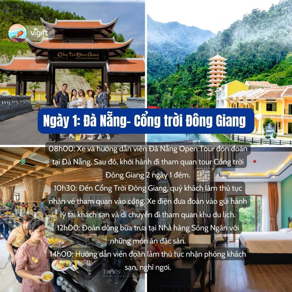 Lịch trình du lịch Đà Nẵng 2 ngày 1 đêm - Bắt đầu chuyến đi