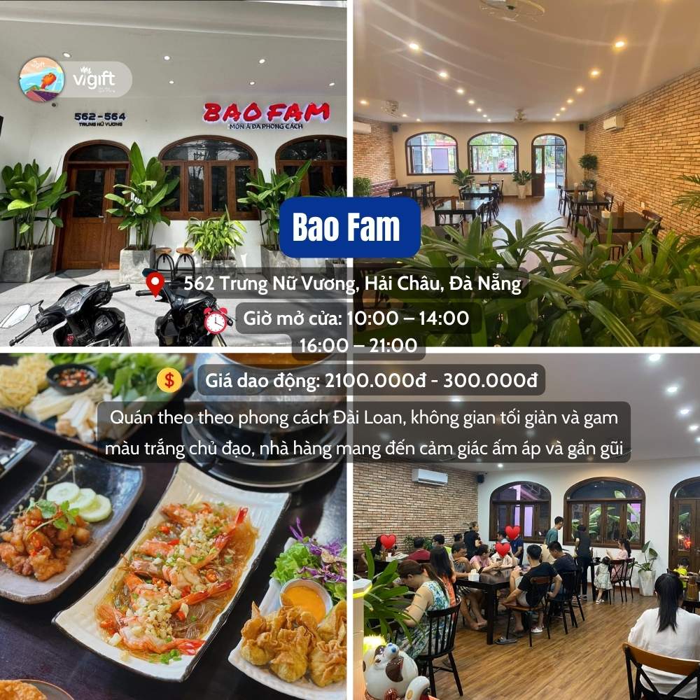 Nhà hàng Trrung Quốc ở Đà Nẵng - Bao Fam 