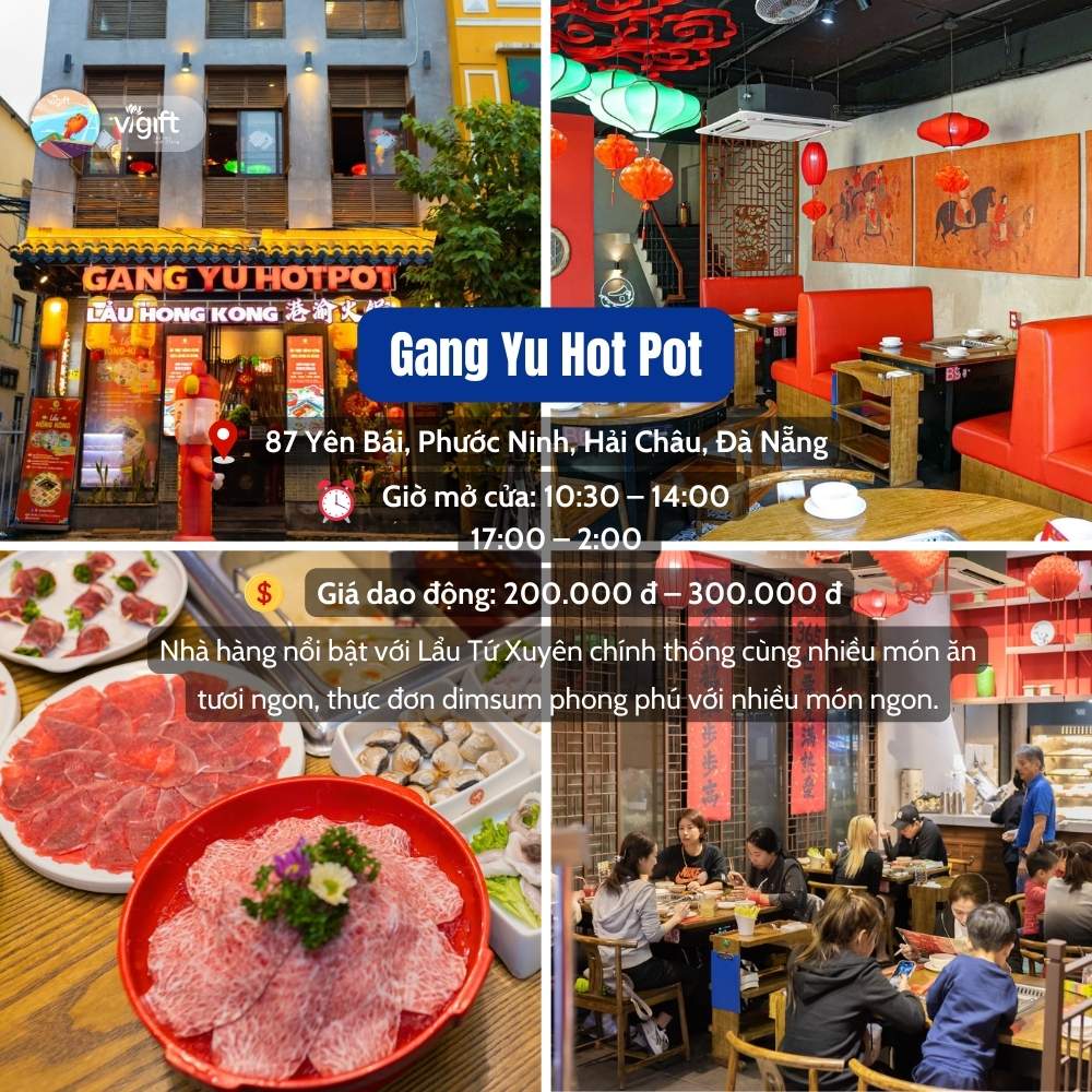 Nhà hàng Trrung Quốc ở Đà Nẵng - Gang Yu Hot Pot 