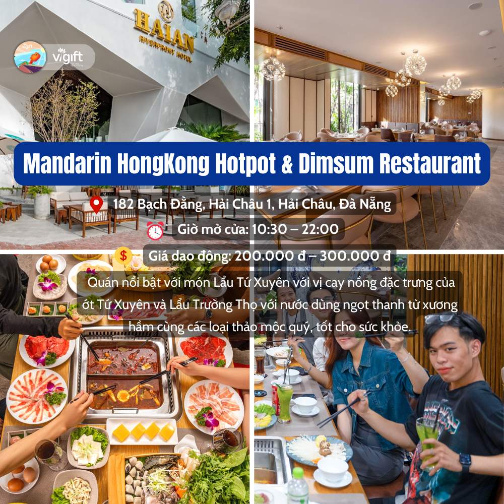 Nhà hàng Trrung Quốc ở Đà Nẵng - Mandarin HongKong Hotpot & Dimsum Restaurant