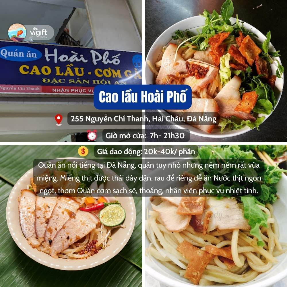 Cao Lầu Hoài Phố - Quán Cao Lầu Đà Nẵng 